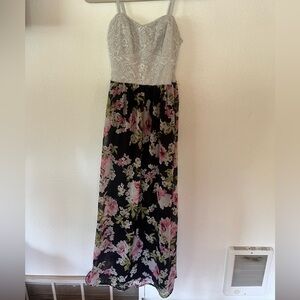 Floral long dress